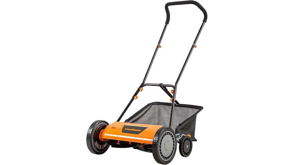 18 inch push reel mower