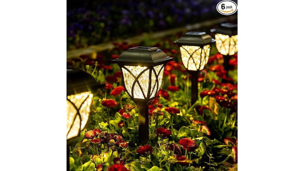 6 pack solar lights