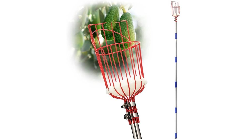 adjustable fruit picking tool