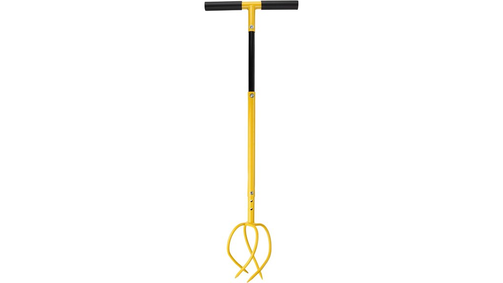 adjustable gardening tiller tool