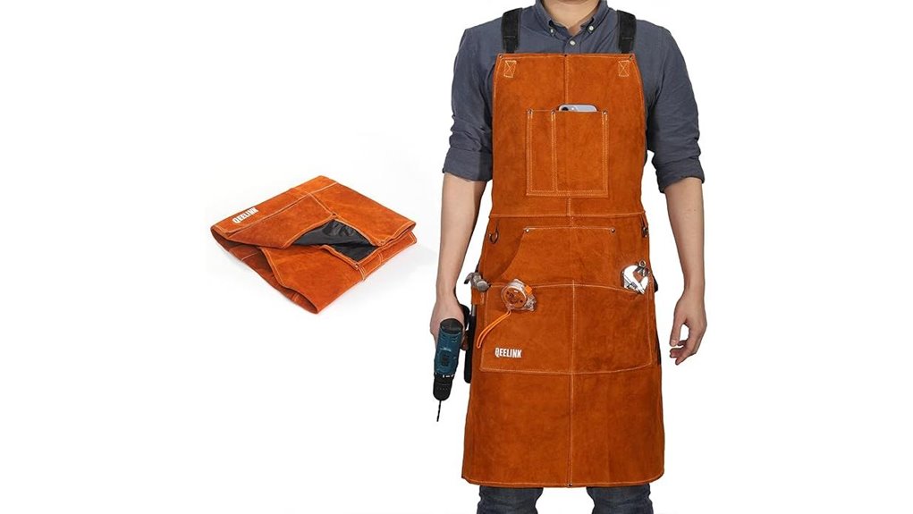 adjustable heat resistant apron