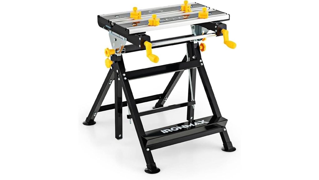 adjustable height workbench clamps