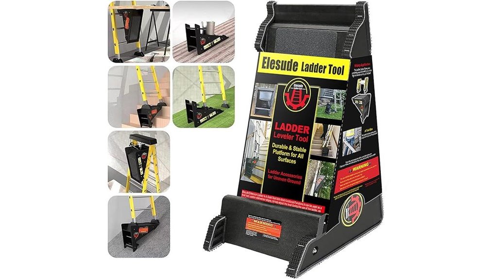 adjustable ladder stabilization tool