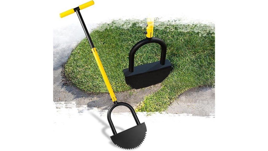 adjustable manual lawn edger