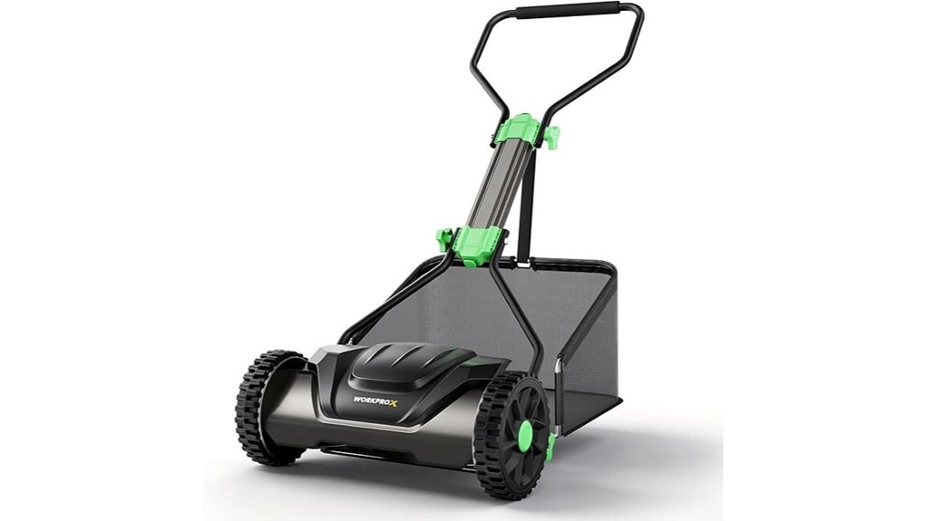 adjustable push reel mower