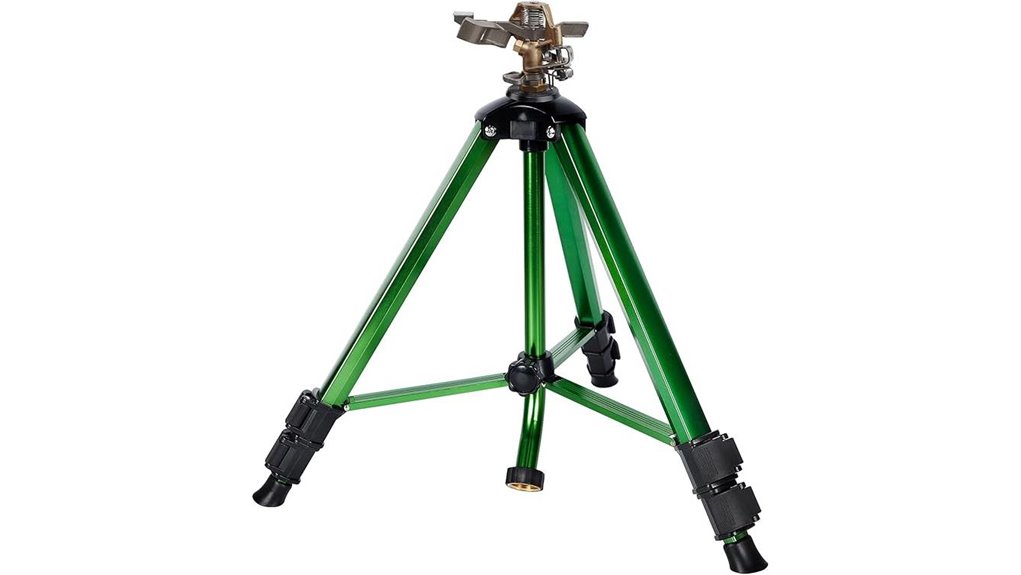 adjustable tripod sprinkler head
