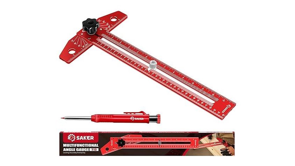 adjustable woodworking scriber ruler