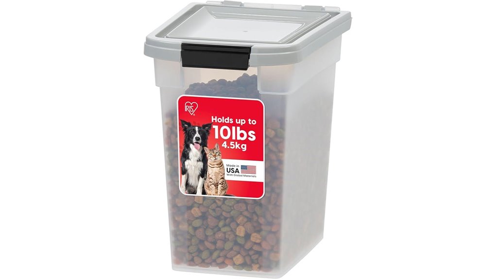 airtight pet food storage
