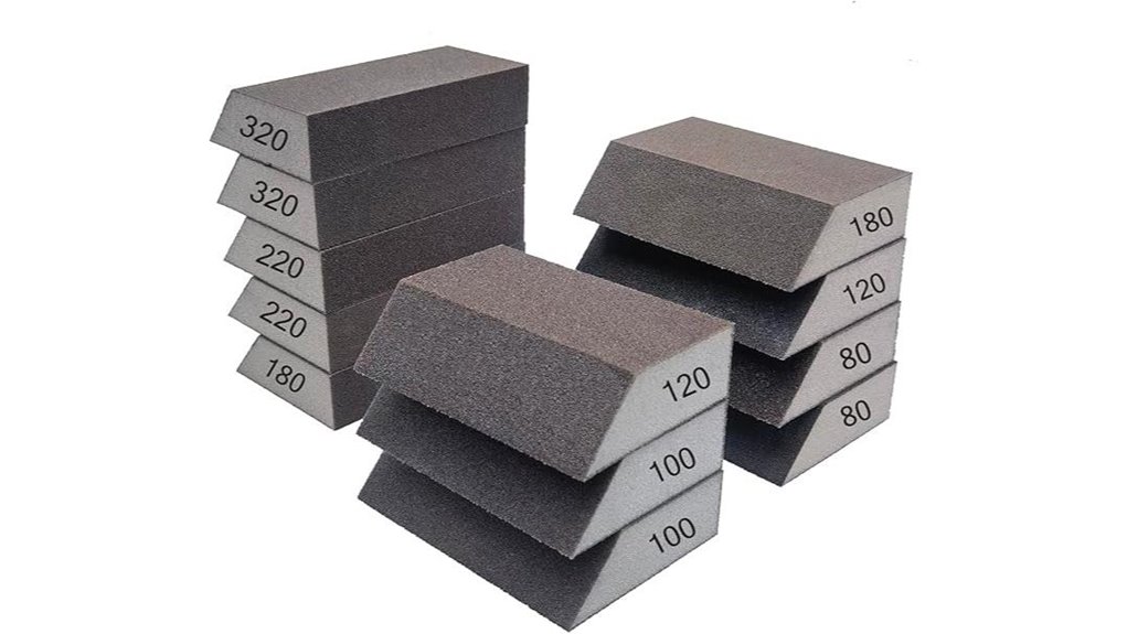 assorted grit sanding sponges