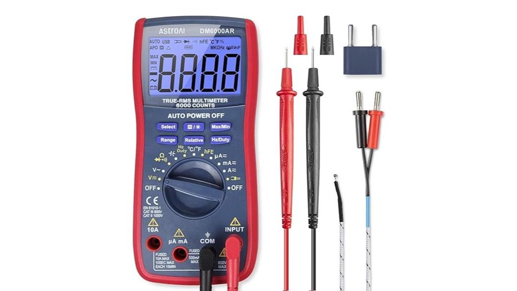 astroai digital multimeter specifications