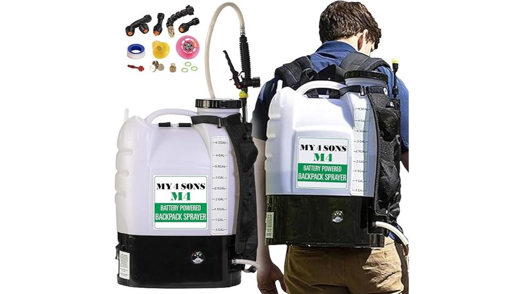 battery powered backpack sprayer