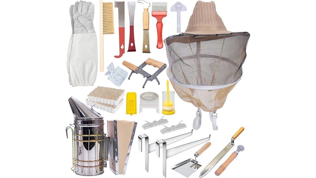 beekeeping kit with essentials