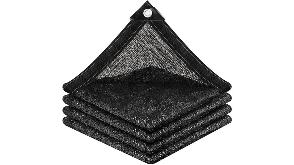 black garden shade cloth