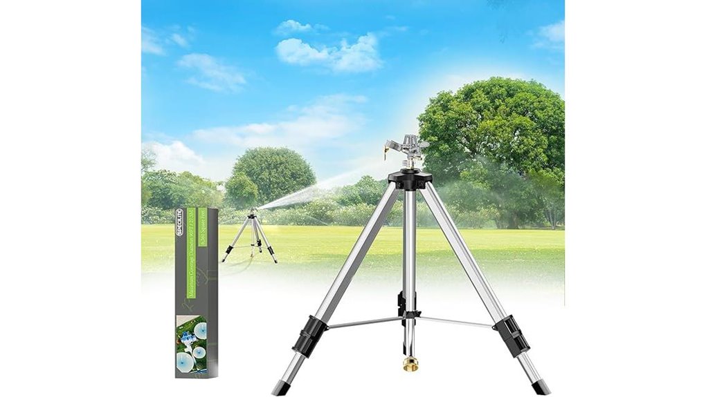 brass impact sprinkler tripod
