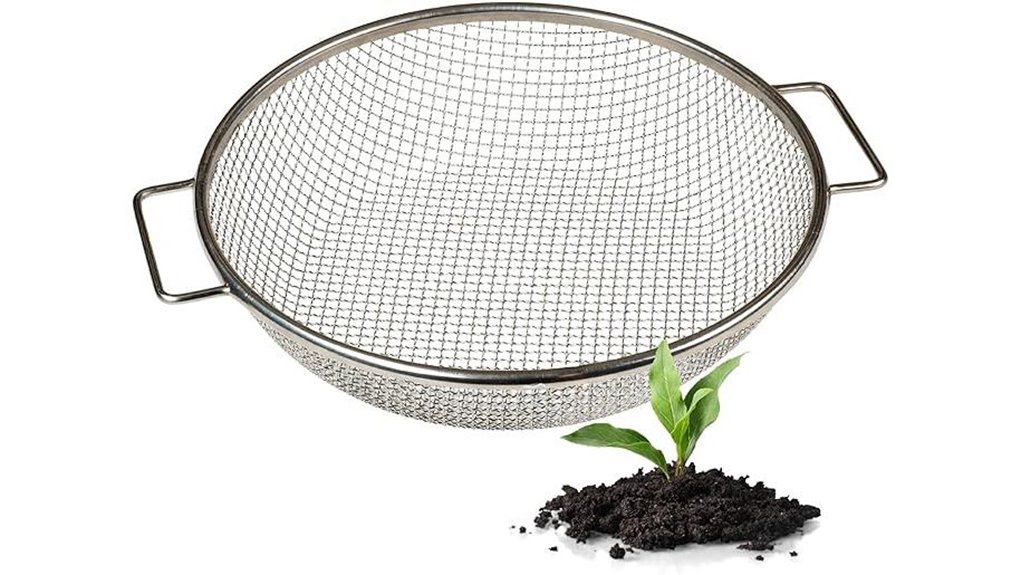 bucket soil sifting tool