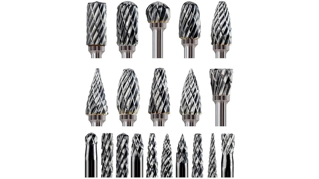 carbide burr bits set