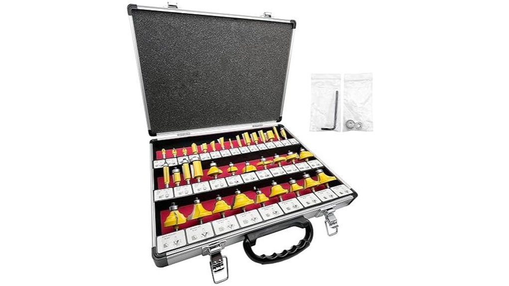 carbide router bit set