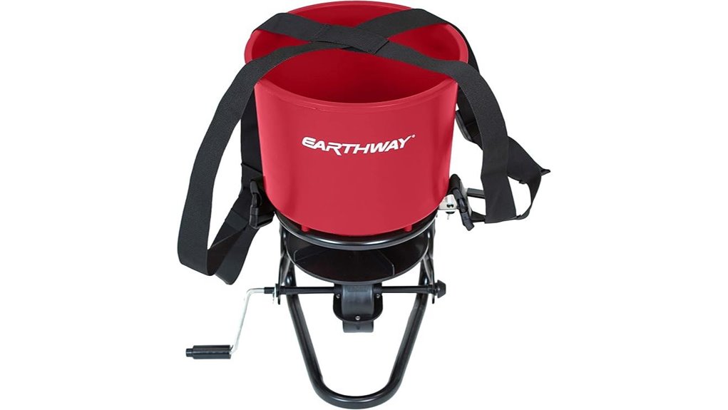 chest mount spreader for gardening