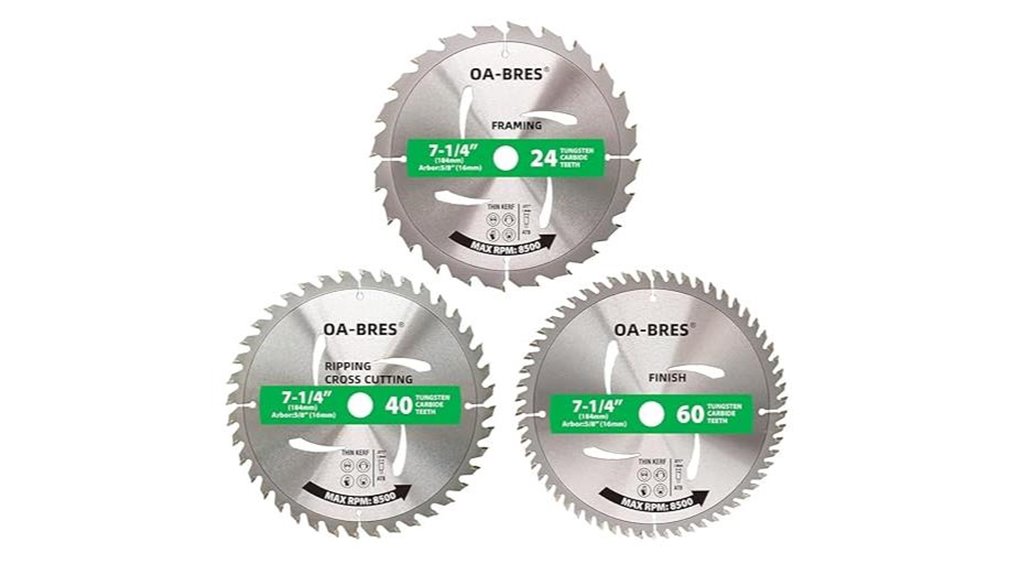 circular saw blade set
