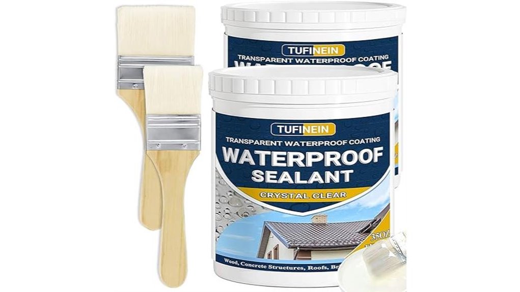 clear waterproof sealant suitable