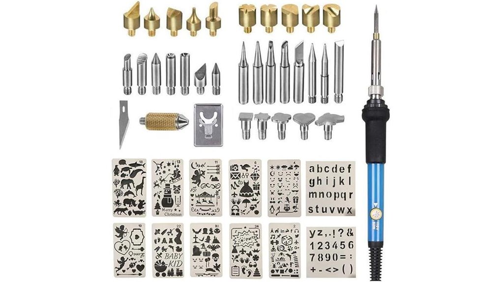 complete wood burning set