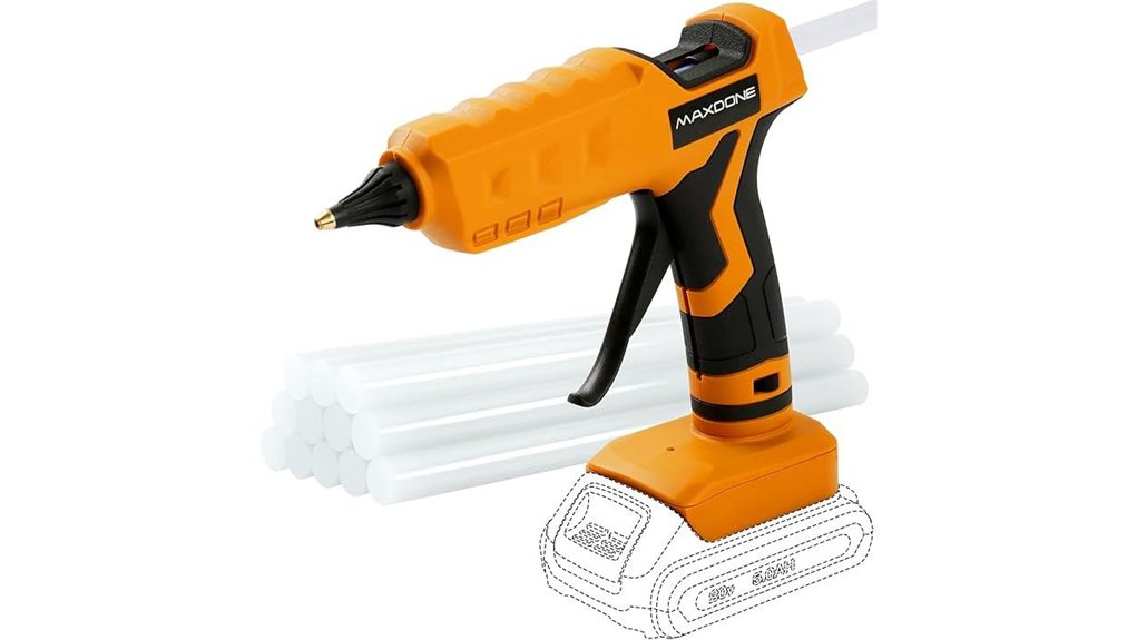 cordless hot glue gun