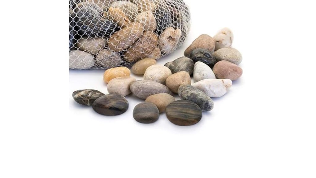 decorative river rocks bundle