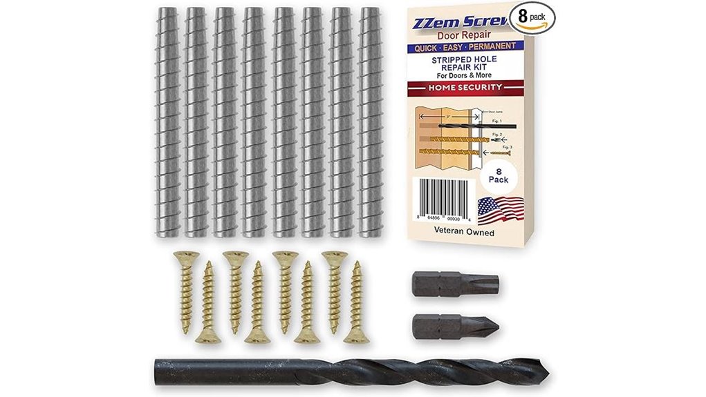 door hinge repair screws