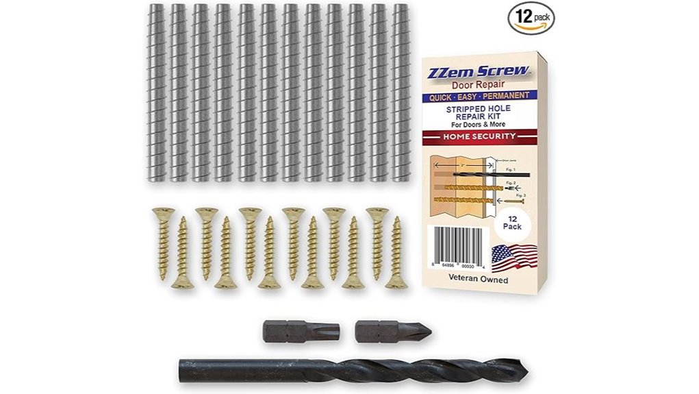 door hinge screw set