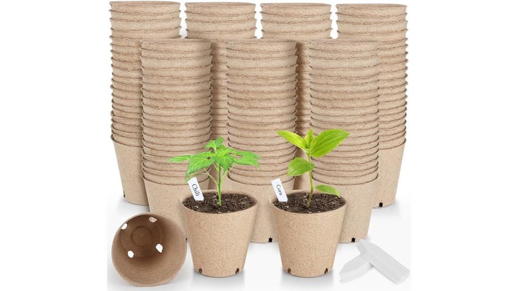 drainage hole peat pots