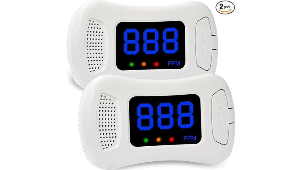 dual carbon monoxide alarms