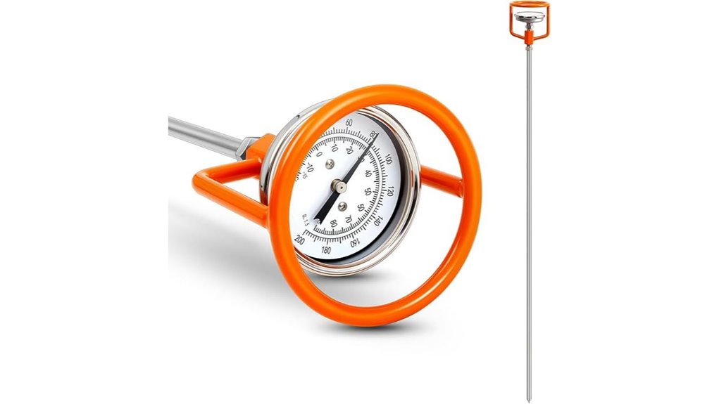 durable compost temperature gauge