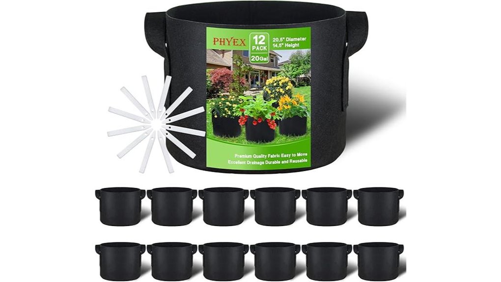 durable large capacity planters