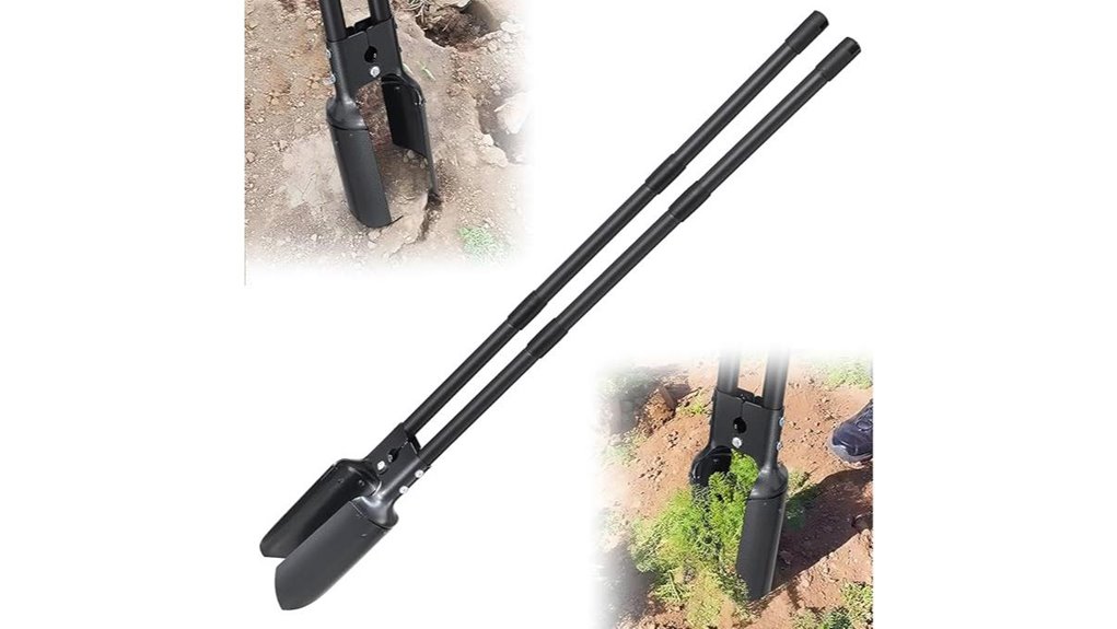 durable long handle digger