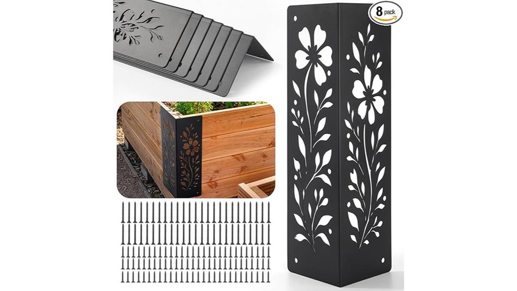 durable metal garden brackets