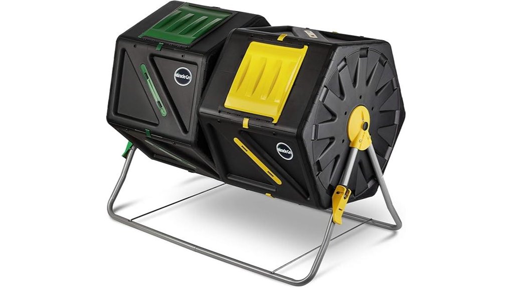 efficient composting system tumbler
