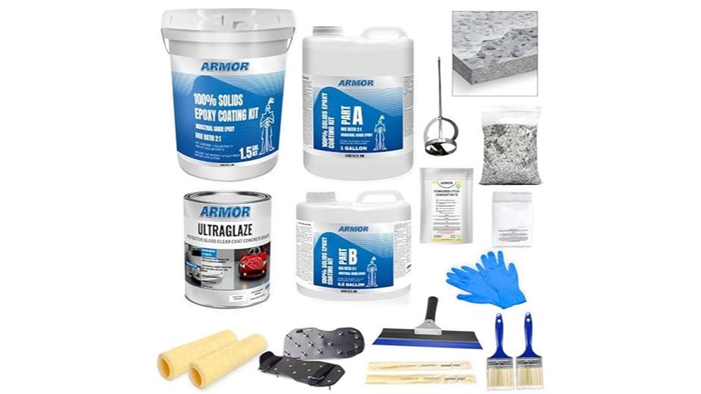 epoxy floor kit application