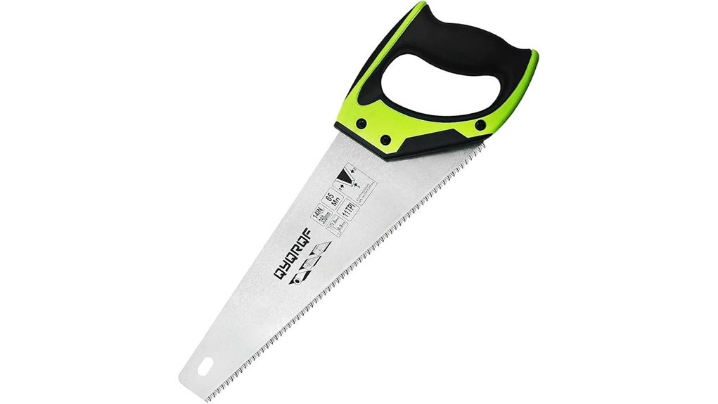 ergonomic non slip hand saw