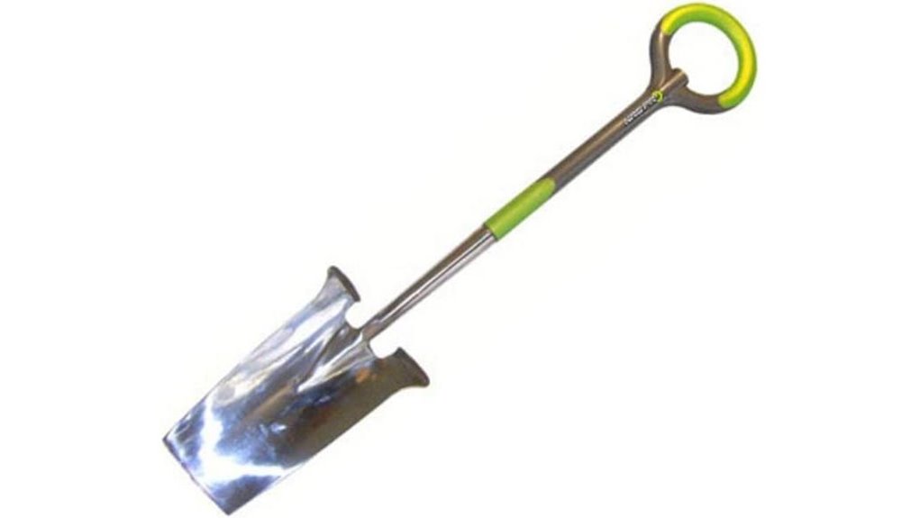 ergonomic stainless steel spade