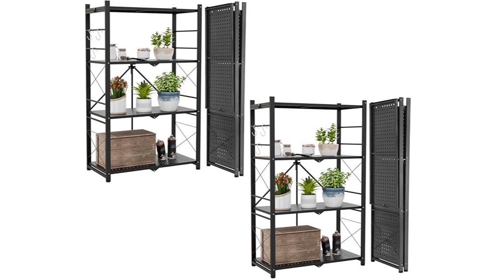 foldable greenhouse shelf set