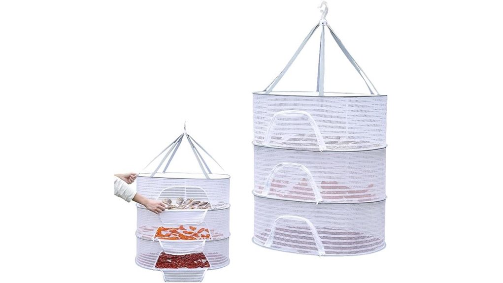 foldable herb drying rack