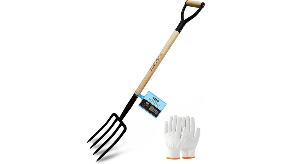 forged steel garden fork