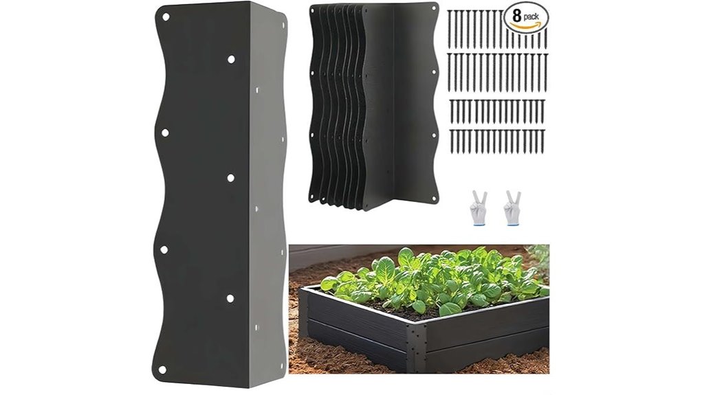 garden bed corner brackets