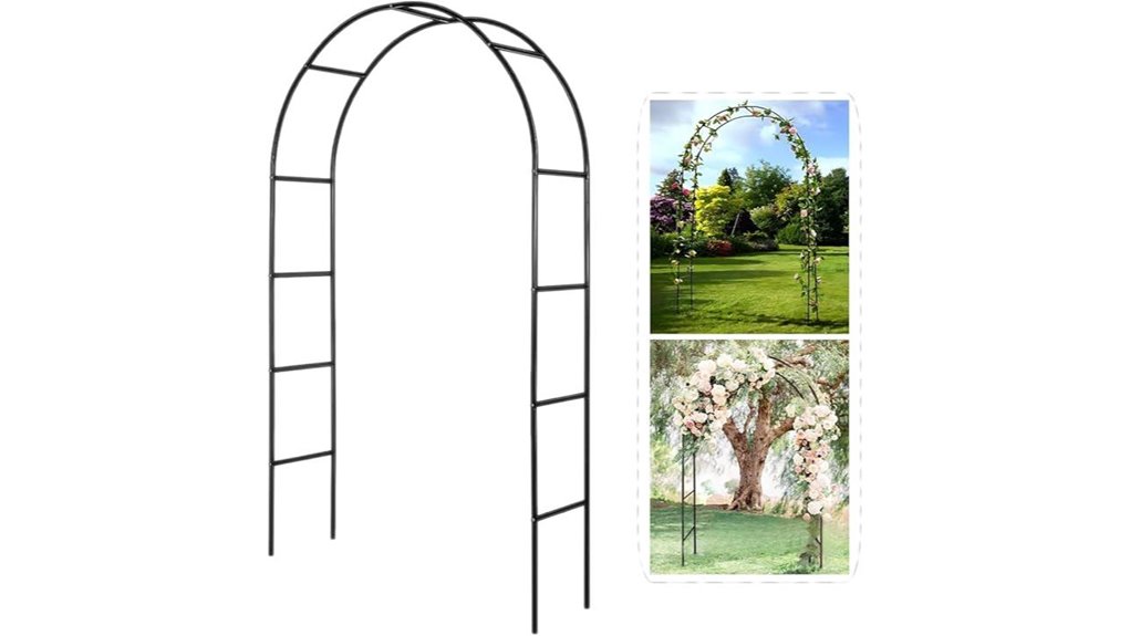 garden wedding metal arbor