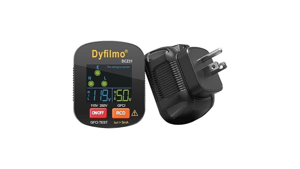 gfci tester with display