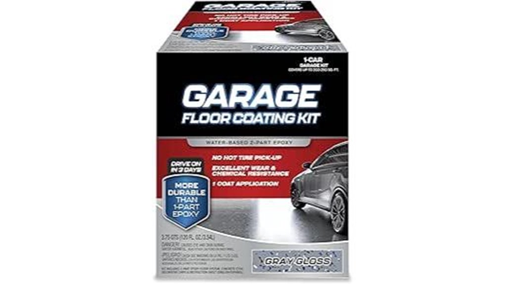 gray epoxy garage flooring