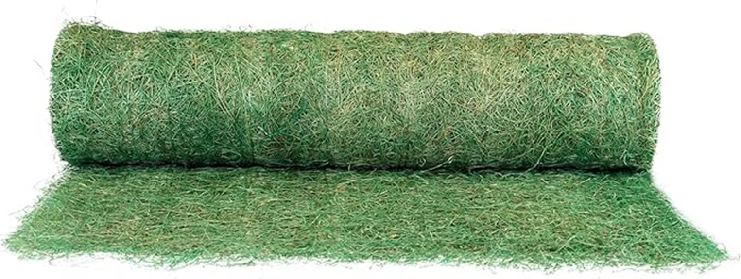 green erosion control blanket