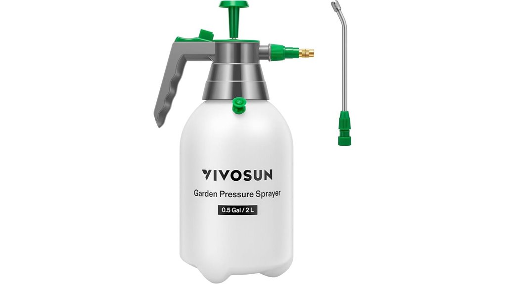 handheld garden sprayer adjustable
