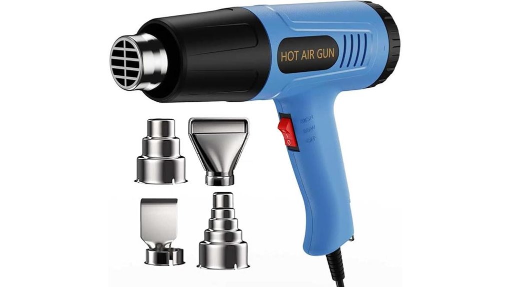 heat gun with dual control