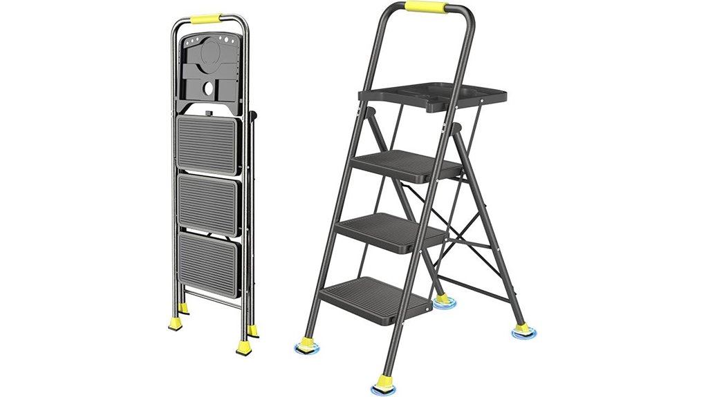heavy duty folding ladder